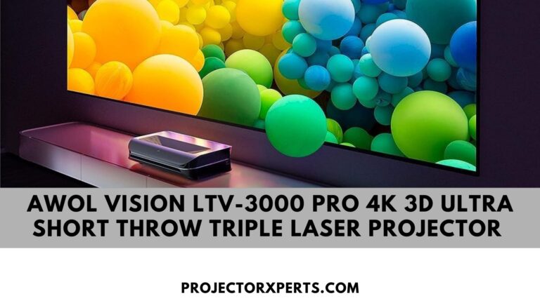 AWOL VISION Pro 4K 3D Ultra Short Throw Triple Laser Projector Review